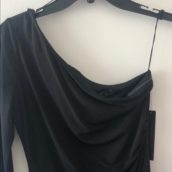 Maggy London One Sleeve Dress - Picture 3 of 4